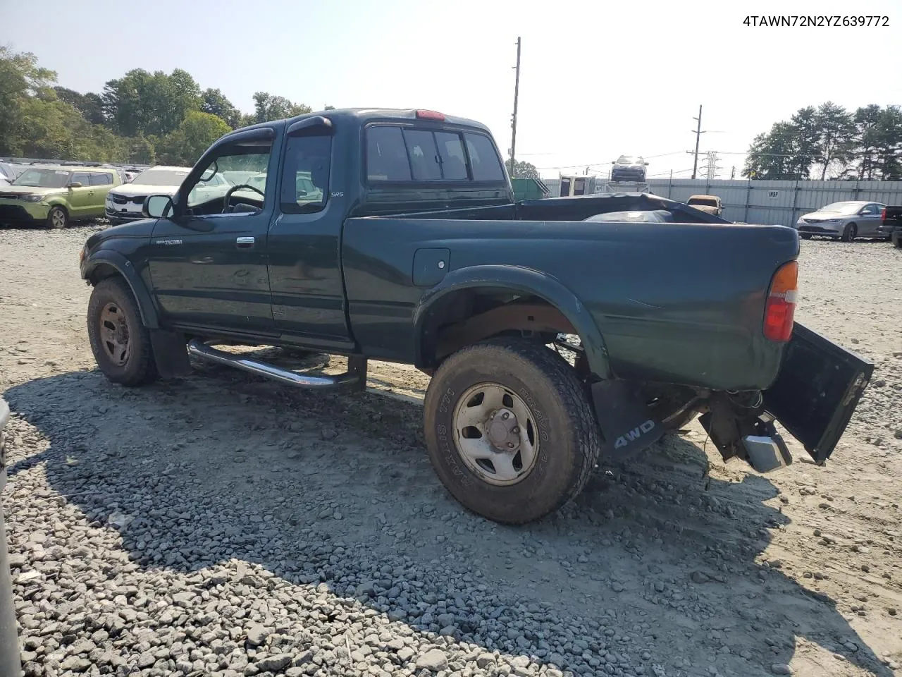 2000 Toyota Tacoma Xtracab VIN: 4TAWN72N2YZ639772 Lot: 69242124