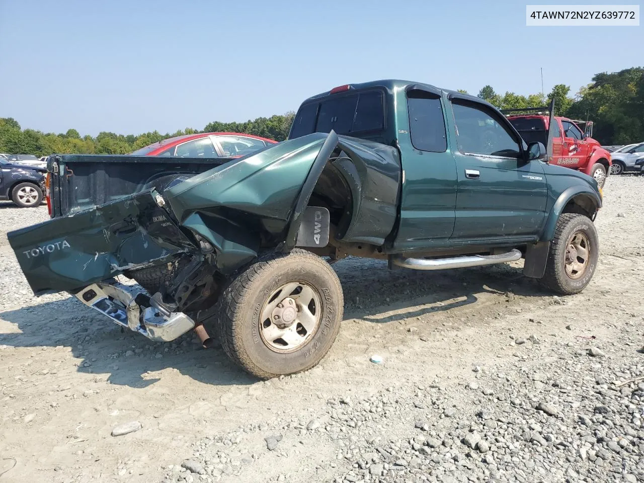 2000 Toyota Tacoma Xtracab VIN: 4TAWN72N2YZ639772 Lot: 69242124