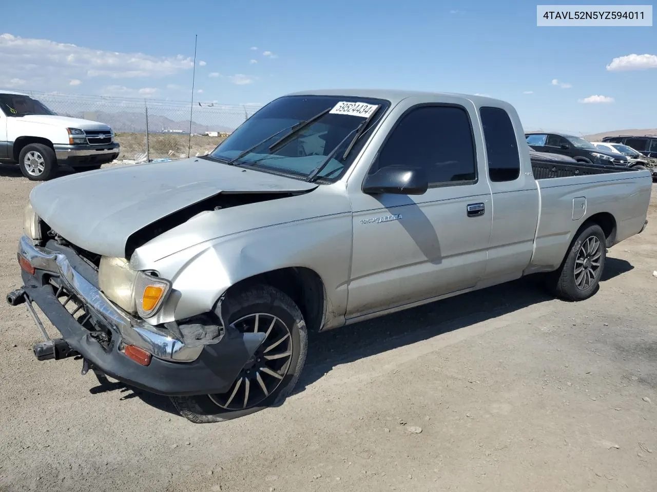 2000 Toyota Tacoma Xtracab VIN: 4TAVL52N5YZ594011 Lot: 69524434