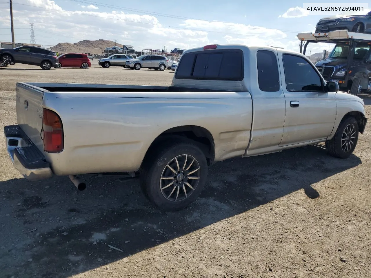 2000 Toyota Tacoma Xtracab VIN: 4TAVL52N5YZ594011 Lot: 69524434