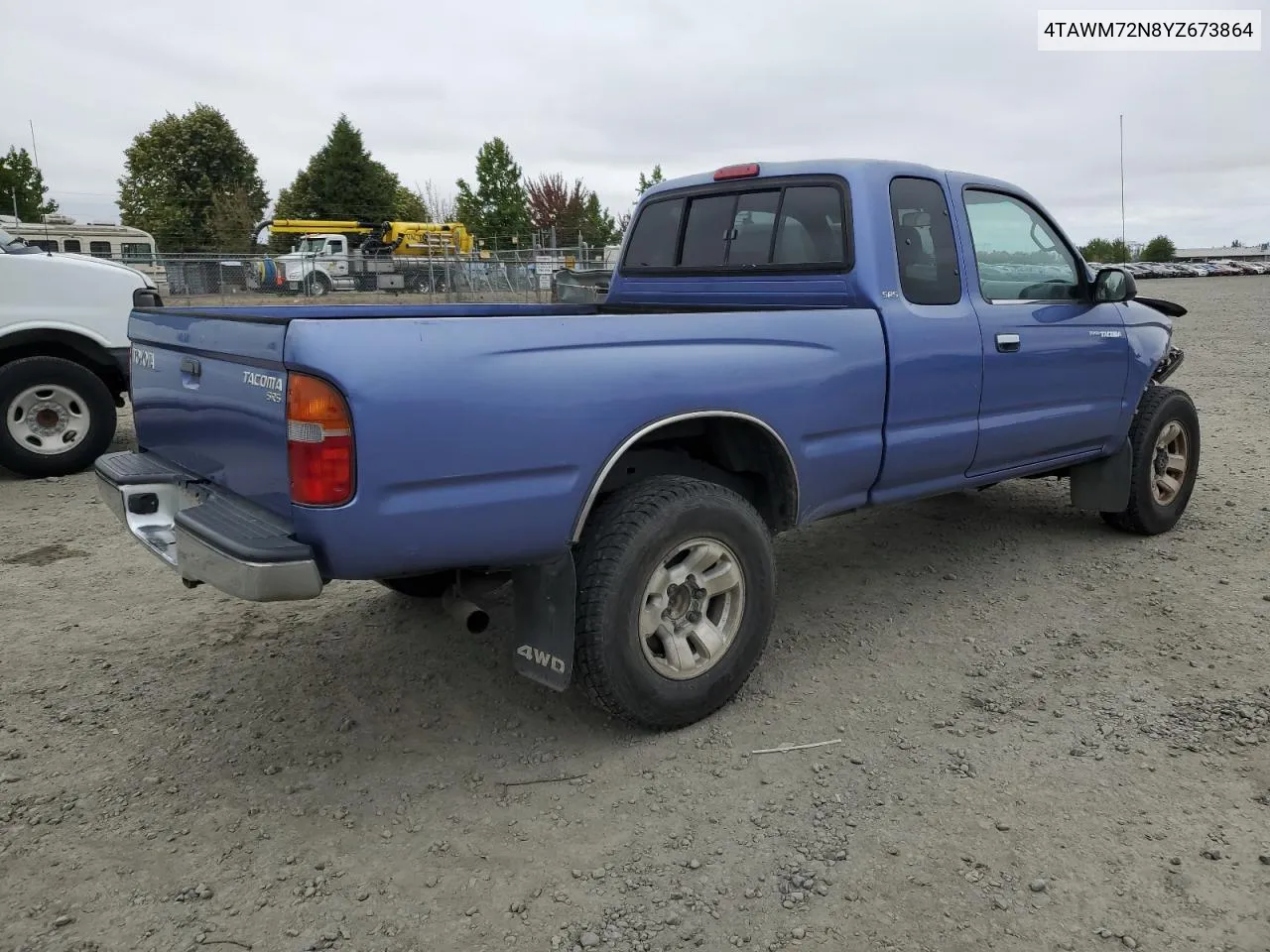 2000 Toyota Tacoma Xtracab VIN: 4TAWM72N8YZ673864 Lot: 71469204