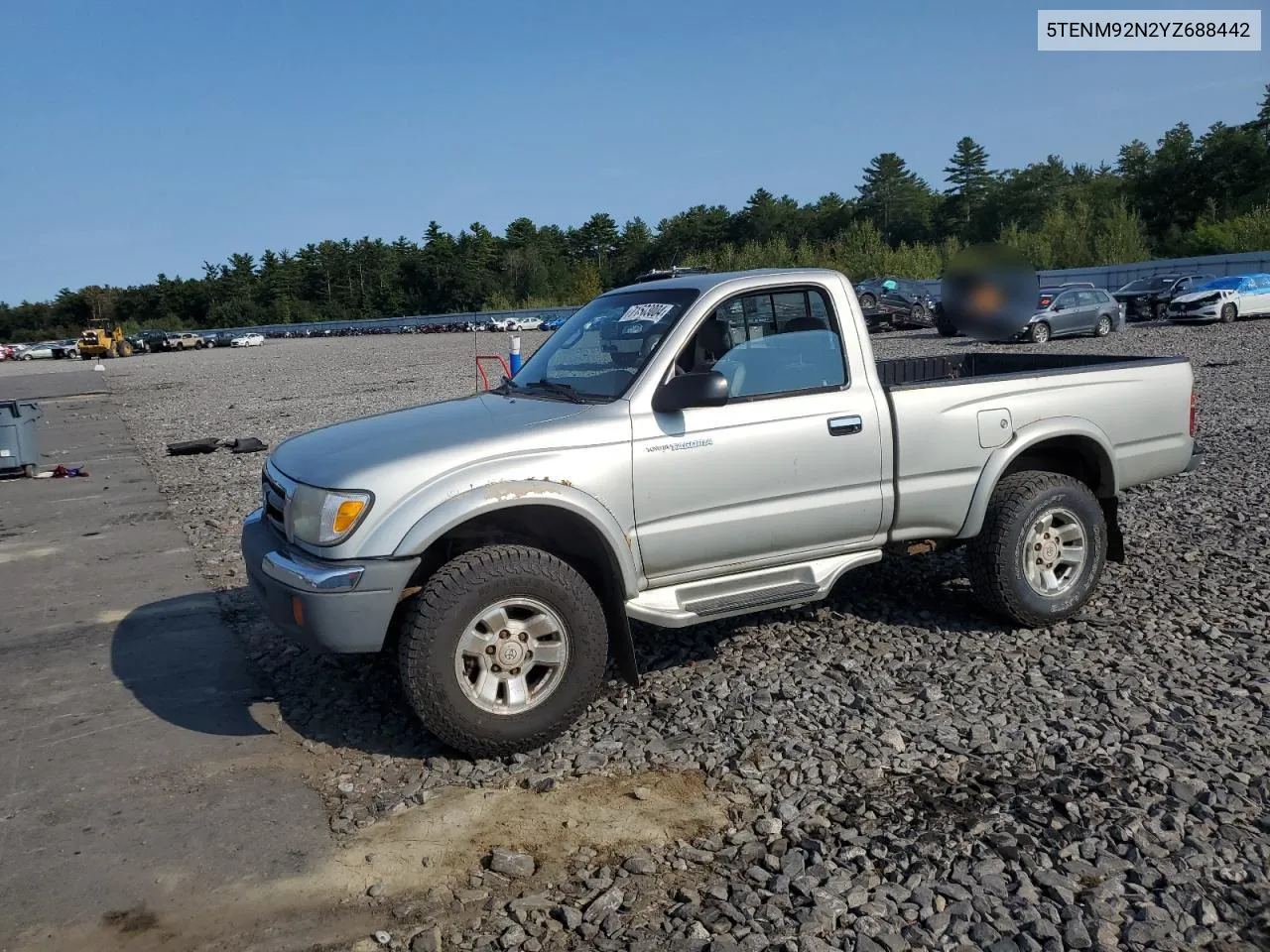 2000 Toyota Tacoma Prerunner VIN: 5TENM92N2YZ688442 Lot: 71503004