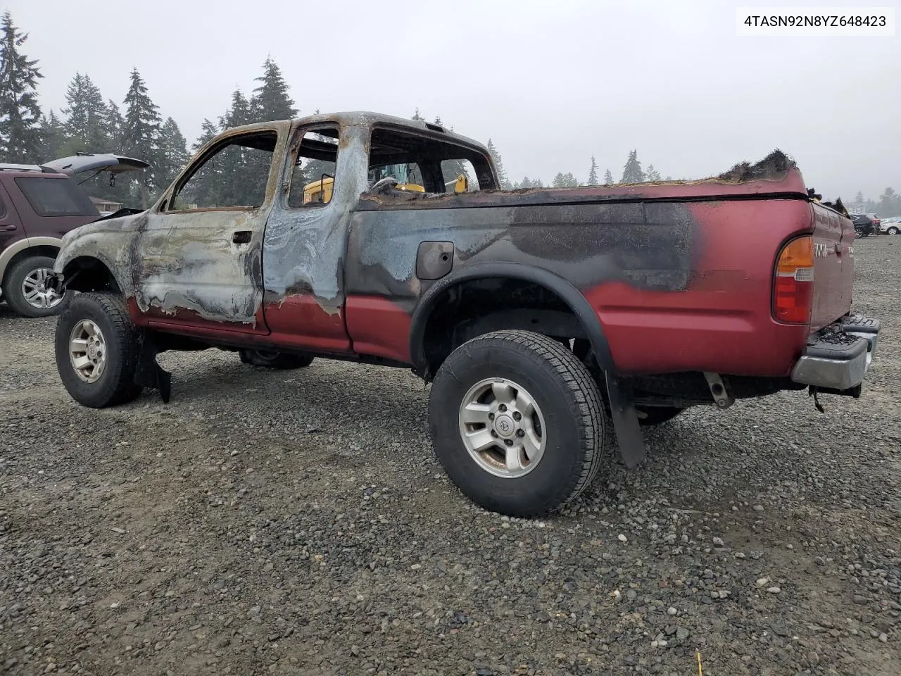 2000 Toyota Tacoma Xtracab Prerunner VIN: 4TASN92N8YZ648423 Lot: 71971934