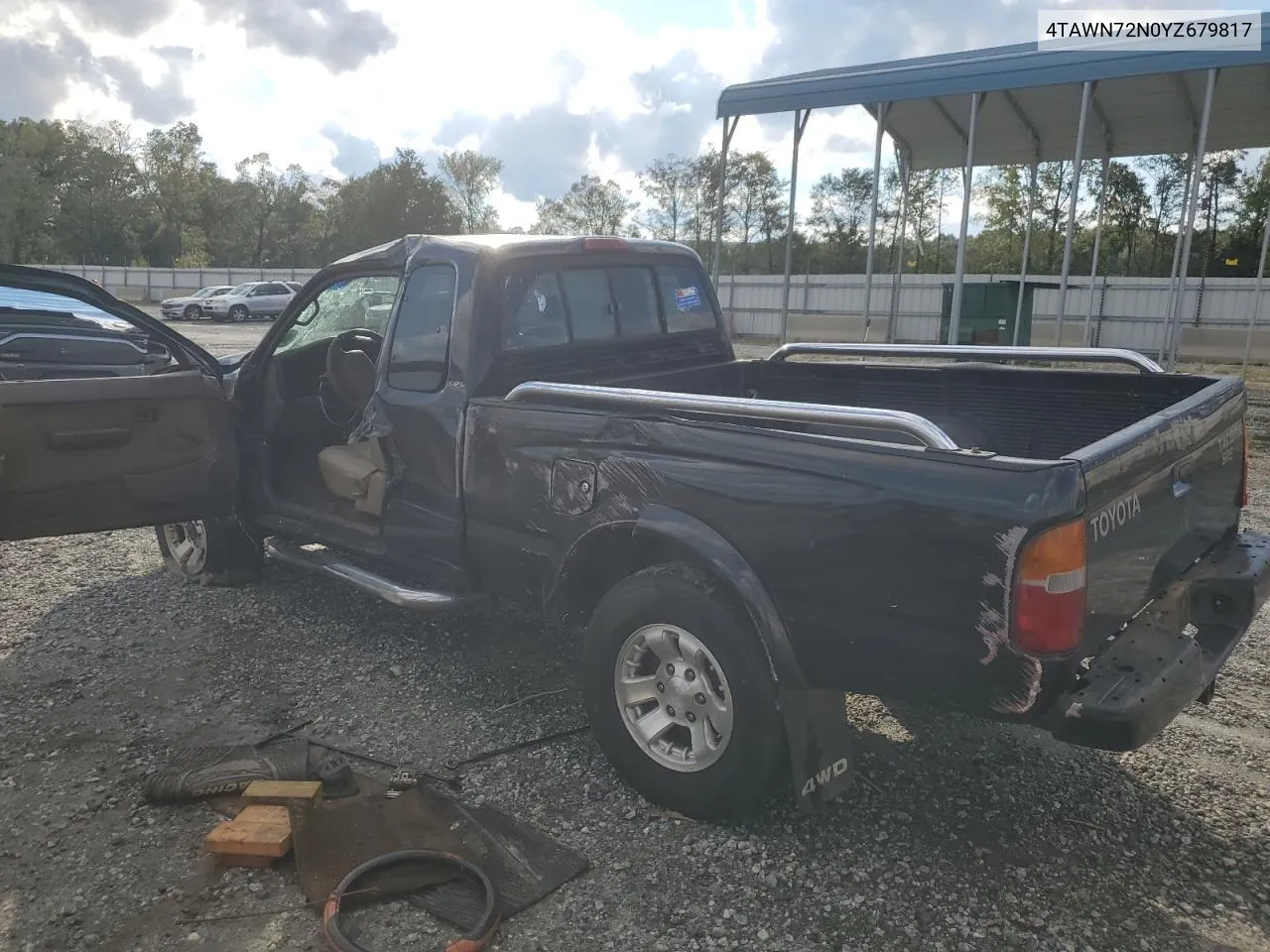 2000 Toyota Tacoma Xtracab VIN: 4TAWN72N0YZ679817 Lot: 73039854