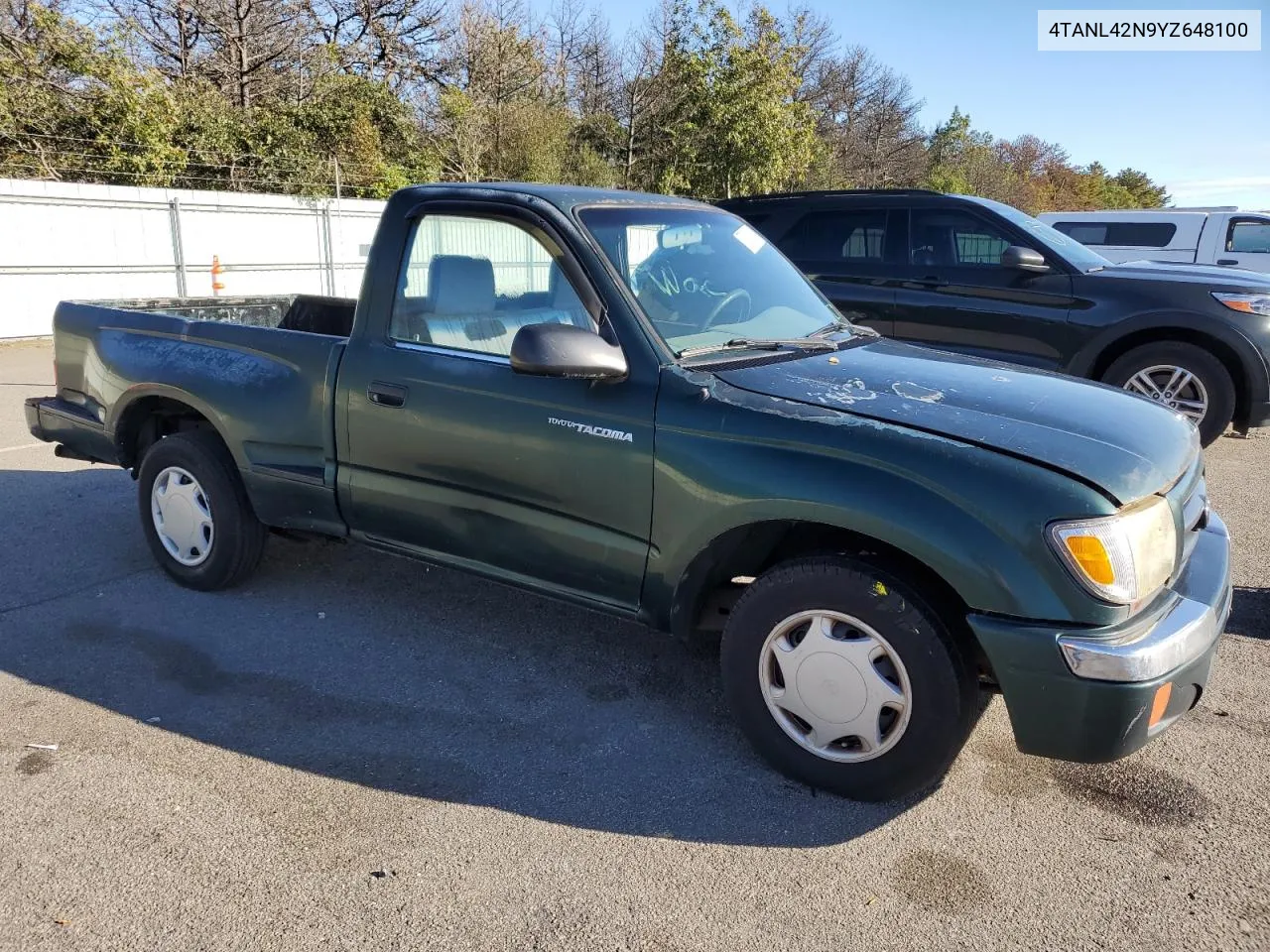 2000 Toyota Tacoma VIN: 4TANL42N9YZ648100 Lot: 73316194