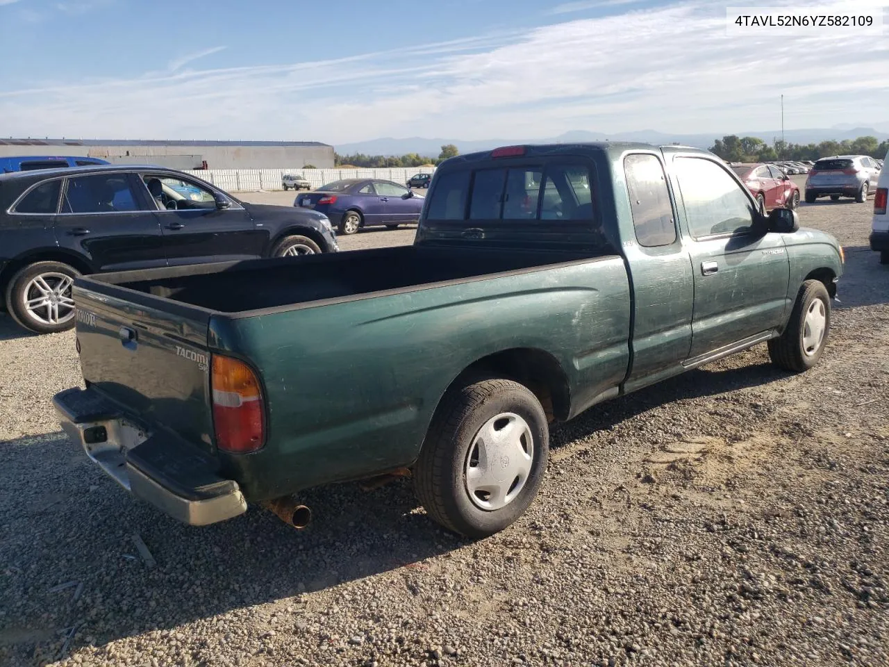 2000 Toyota Tacoma Xtracab VIN: 4TAVL52N6YZ582109 Lot: 73839224