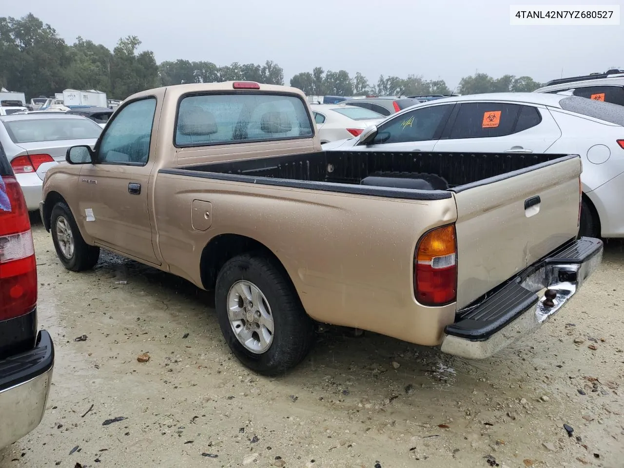 2000 Toyota Tacoma VIN: 4TANL42N7YZ680527 Lot: 73946914