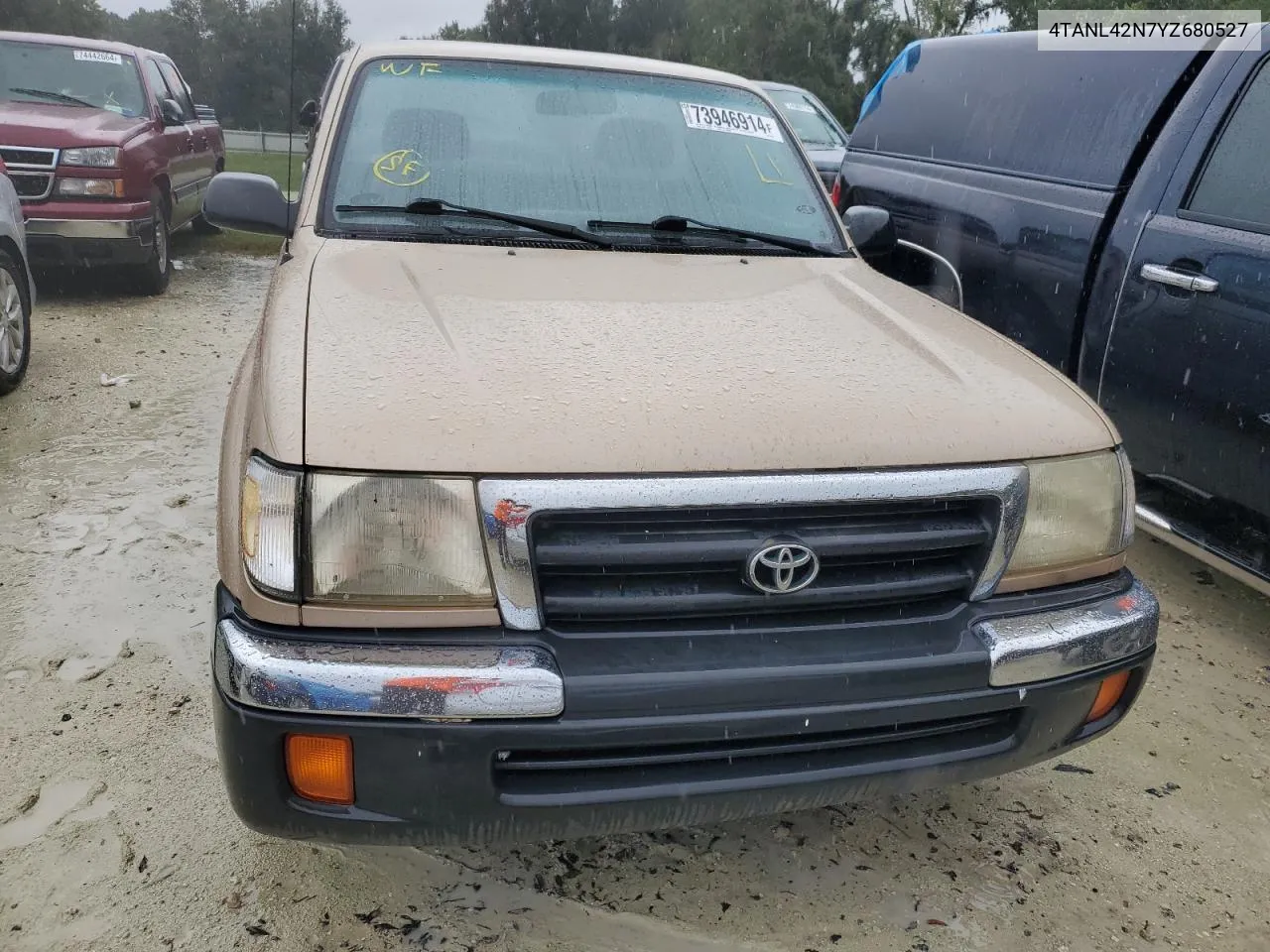 2000 Toyota Tacoma VIN: 4TANL42N7YZ680527 Lot: 73946914