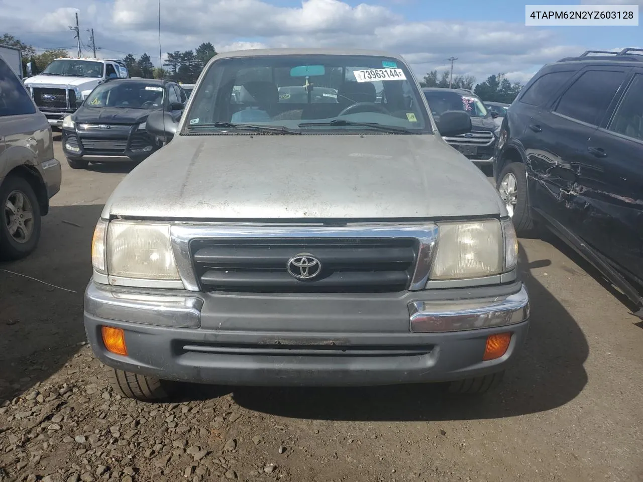 2000 Toyota Tacoma VIN: 4TAPM62N2YZ603128 Lot: 73963144