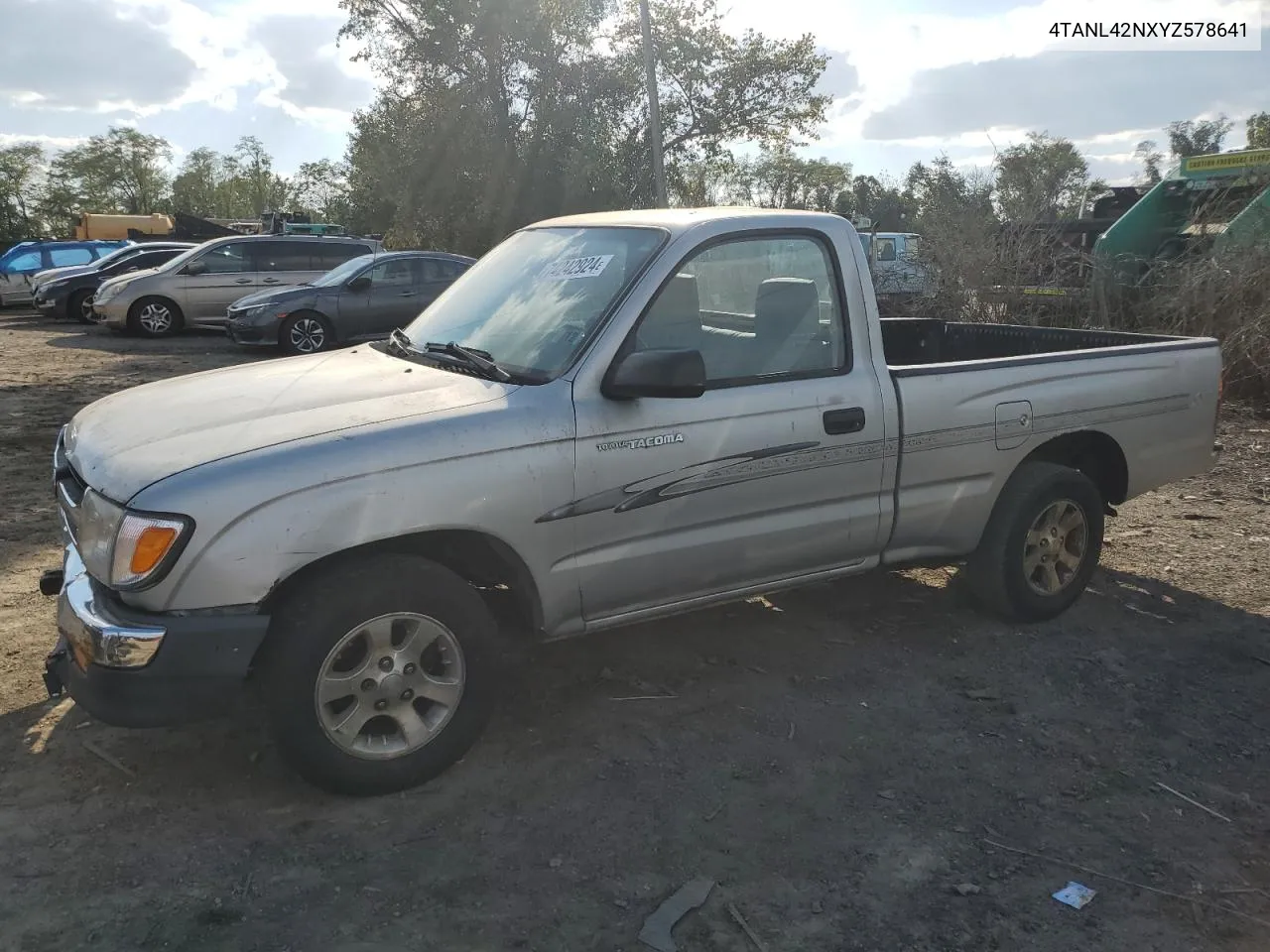 2000 Toyota Tacoma VIN: 4TANL42NXYZ578641 Lot: 74242924