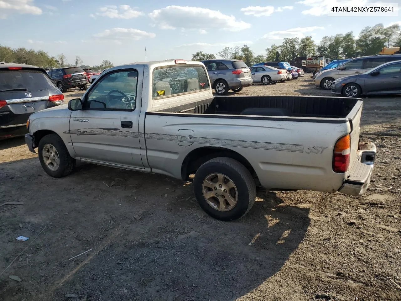 2000 Toyota Tacoma VIN: 4TANL42NXYZ578641 Lot: 74242924