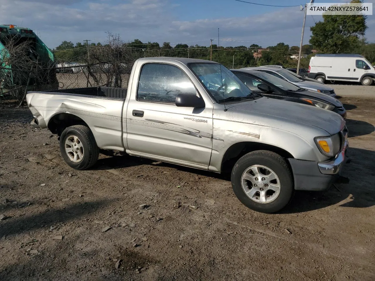 2000 Toyota Tacoma VIN: 4TANL42NXYZ578641 Lot: 74242924