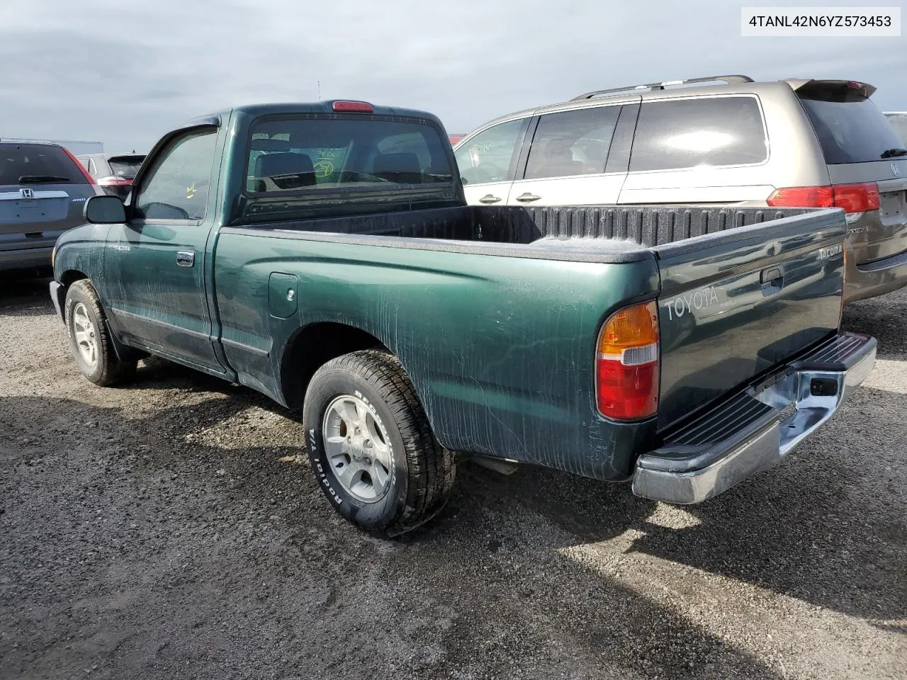 2000 Toyota Tacoma VIN: 4TANL42N6YZ573453 Lot: 74454884