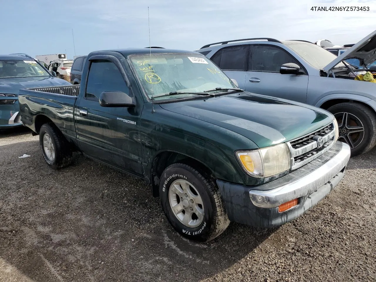 2000 Toyota Tacoma VIN: 4TANL42N6YZ573453 Lot: 74454884