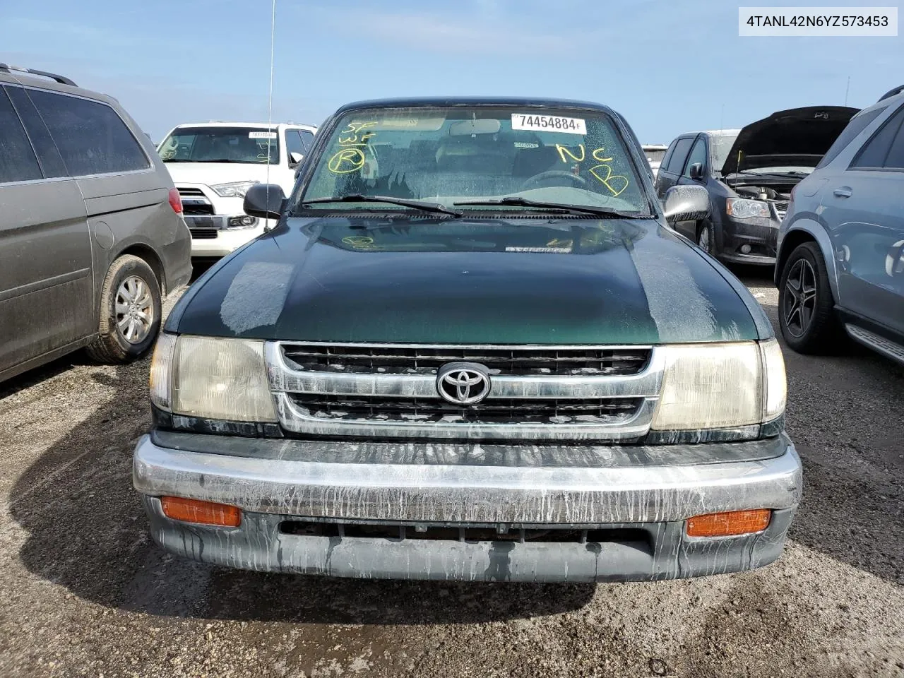 2000 Toyota Tacoma VIN: 4TANL42N6YZ573453 Lot: 74454884