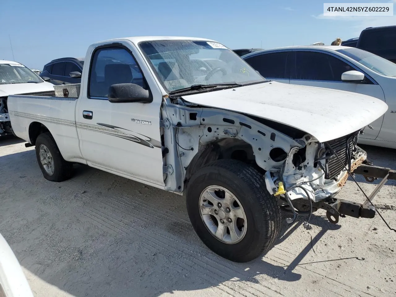 2000 Toyota Tacoma VIN: 4TANL42N5YZ602229 Lot: 75221214