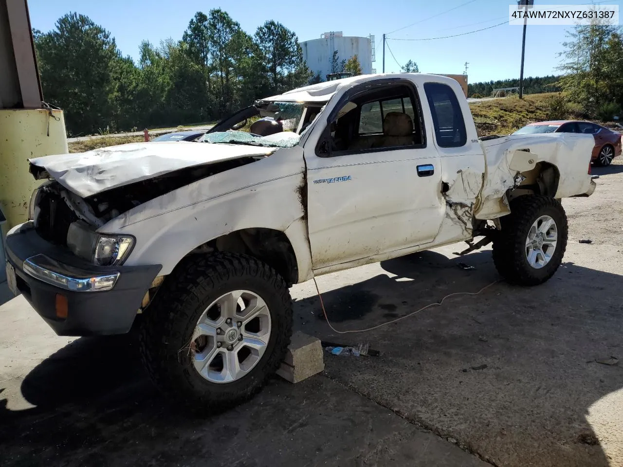 2000 Toyota Tacoma Xtracab VIN: 4TAWM72NXYZ631387 Lot: 75688454