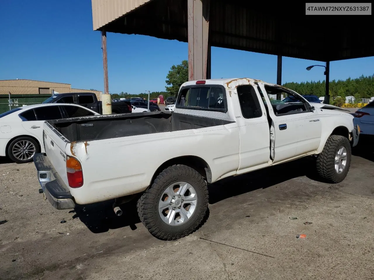 2000 Toyota Tacoma Xtracab VIN: 4TAWM72NXYZ631387 Lot: 75688454