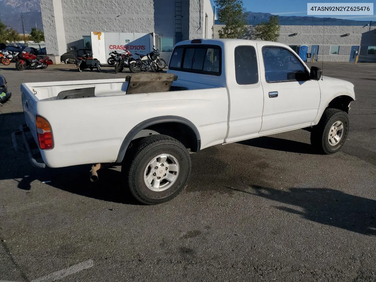 2000 Toyota Tacoma Xtracab Prerunner VIN: 4TASN92N2YZ625476 Lot: 75904394