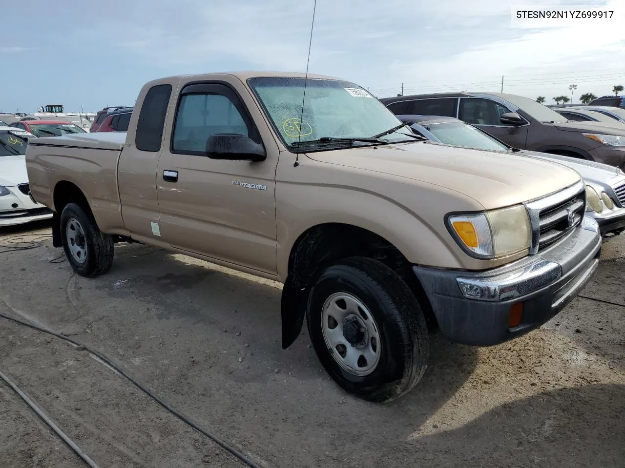 2000 Toyota Tacoma Xtracab Prerunner VIN: 5TESN92N1YZ699917 Lot: 75952824