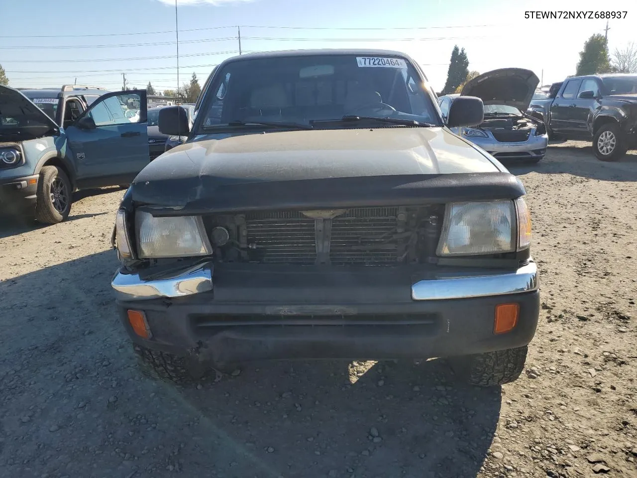 2000 Toyota Tacoma Xtracab VIN: 5TEWN72NXYZ688937 Lot: 77220464