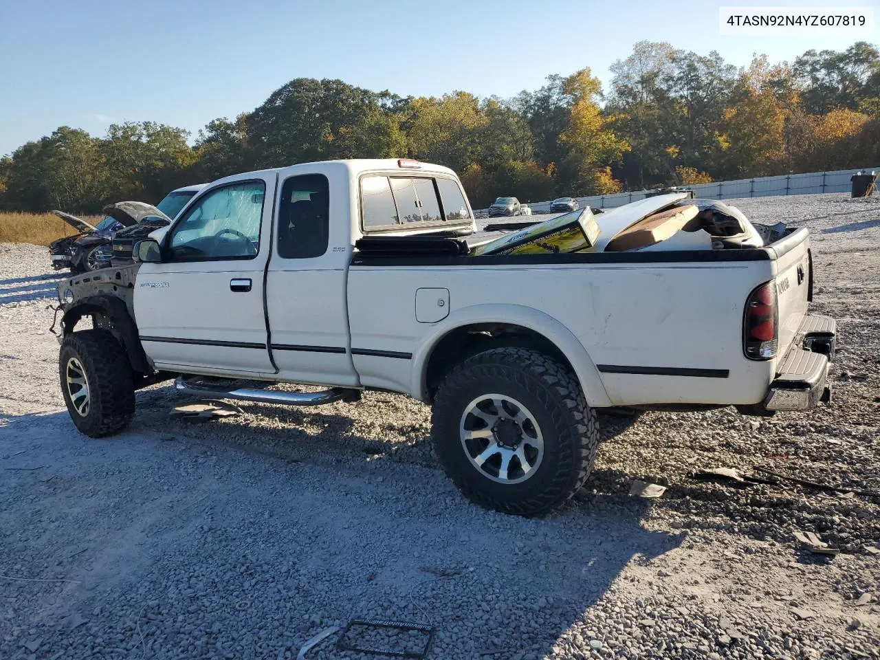 2000 Toyota Tacoma Xtracab Prerunner VIN: 4TASN92N4YZ607819 Lot: 77490714