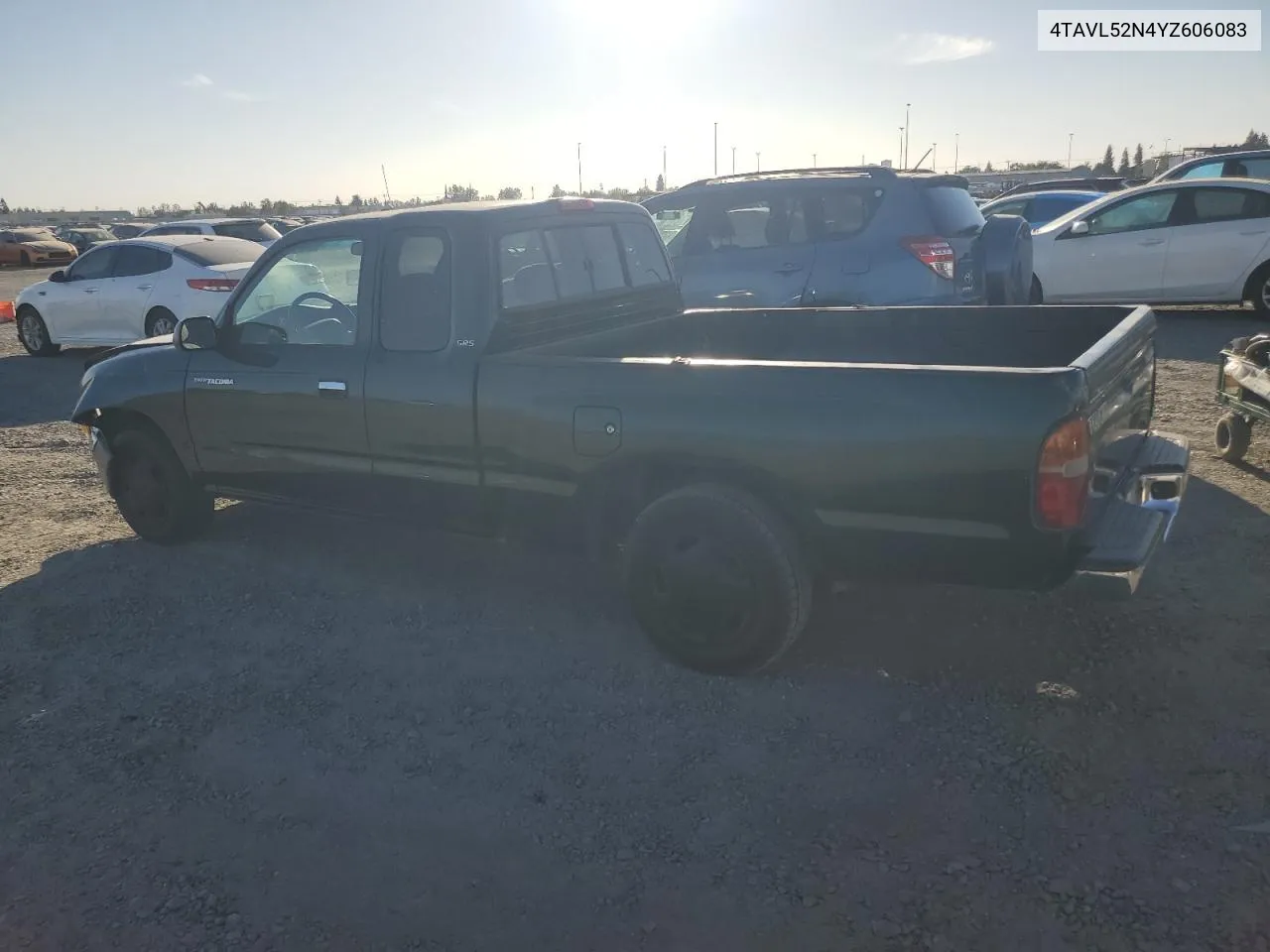 2000 Toyota Tacoma Xtracab VIN: 4TAVL52N4YZ606083 Lot: 77648854