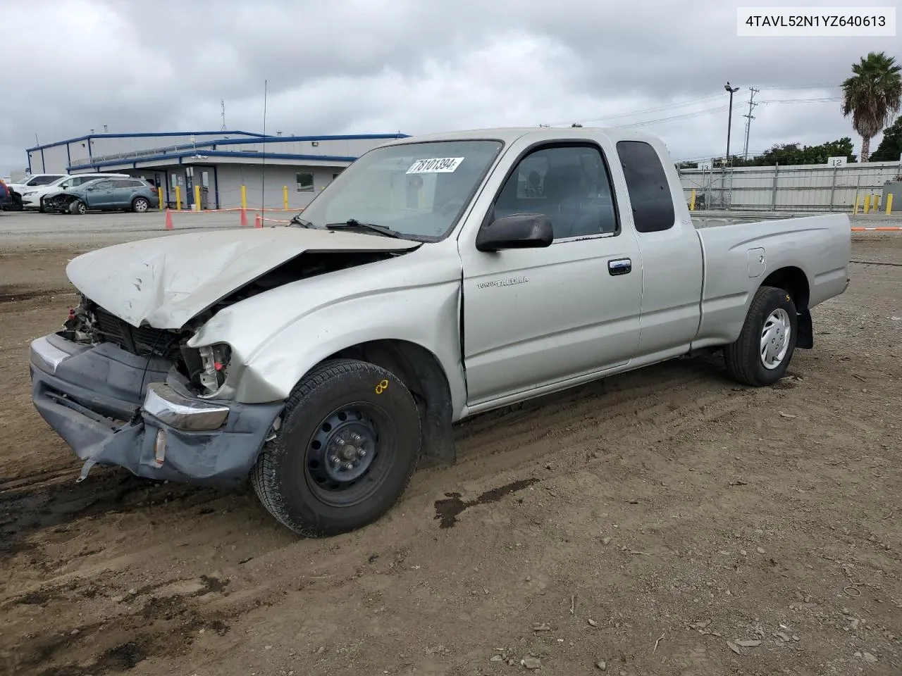 2000 Toyota Tacoma Xtracab VIN: 4TAVL52N1YZ640613 Lot: 78101394