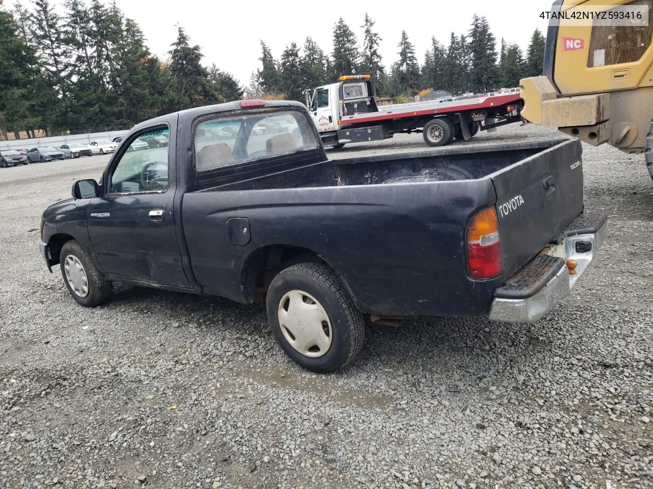 2000 Toyota Tacoma VIN: 4TANL42N1YZ593416 Lot: 80370684