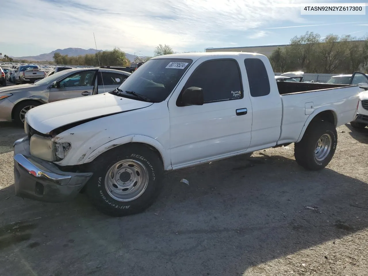 2000 Toyota Tacoma Xtracab Prerunner VIN: 4TASN92N2YZ617300 Lot: 80779524