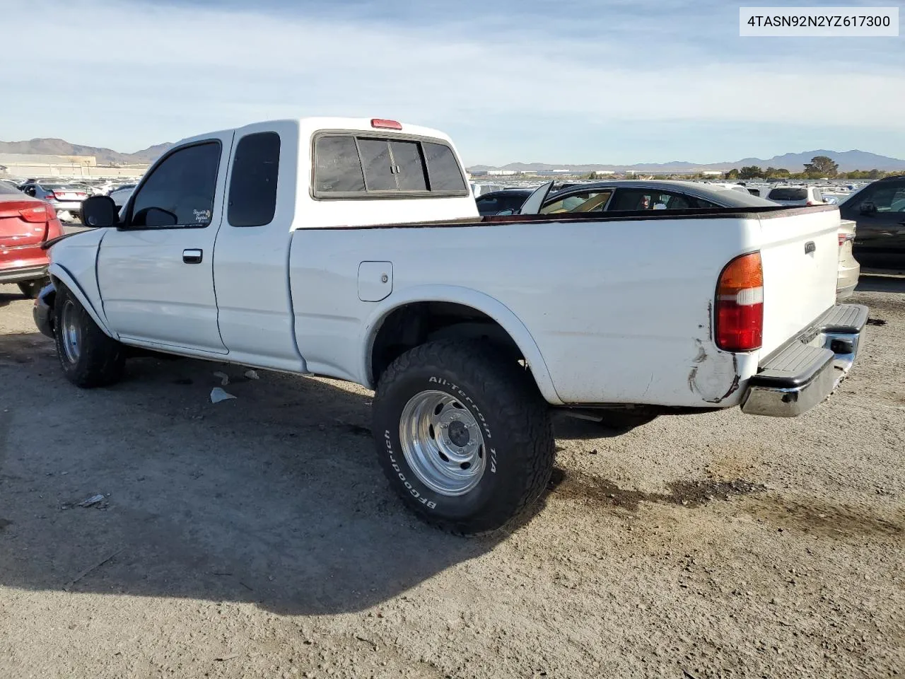 2000 Toyota Tacoma Xtracab Prerunner VIN: 4TASN92N2YZ617300 Lot: 80779524