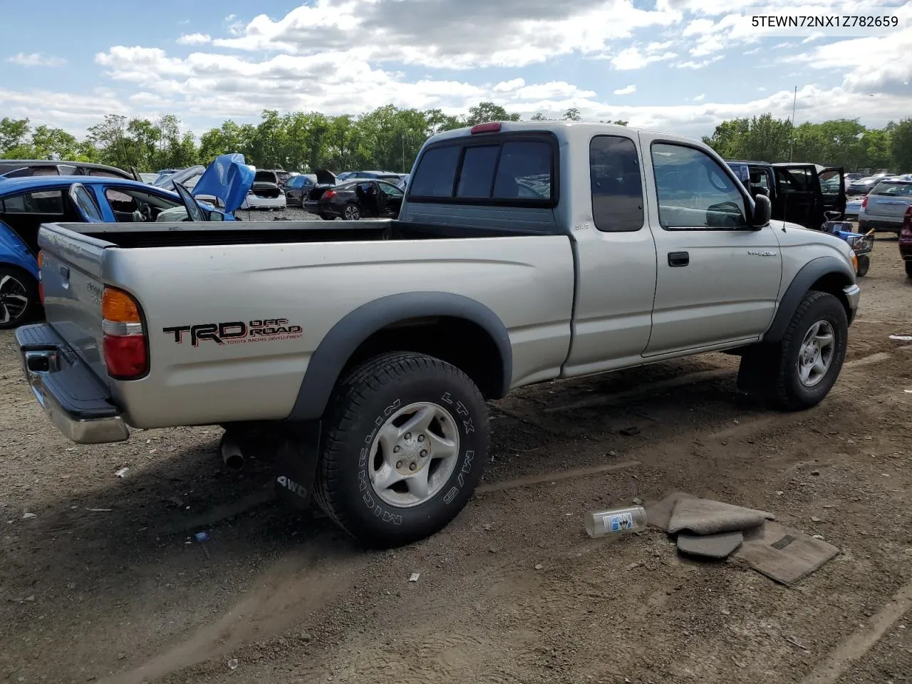 2001 Toyota Tacoma Xtracab VIN: 5TEWN72NX1Z782659 Lot: 58536954