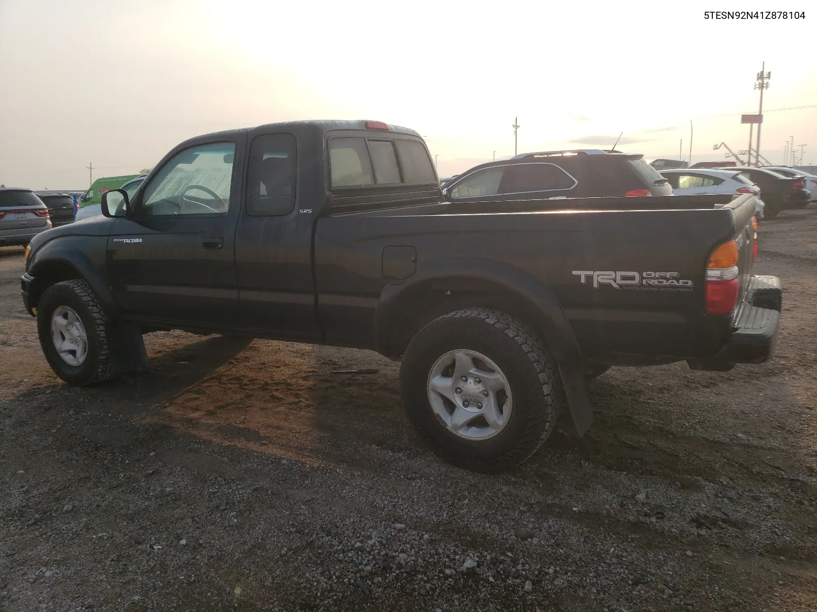 2001 Toyota Tacoma Xtracab Prerunner VIN: 5TESN92N41Z878104 Lot: 62553914