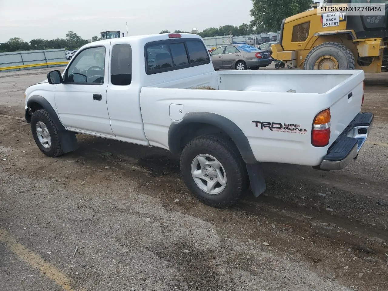 2001 Toyota Tacoma Xtracab Prerunner VIN: 5TESN92NX1Z748456 Lot: 63056014