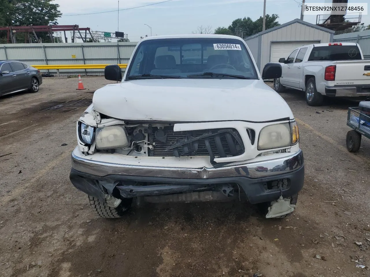 2001 Toyota Tacoma Xtracab Prerunner VIN: 5TESN92NX1Z748456 Lot: 63056014