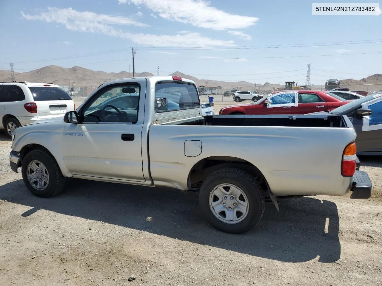 2001 Toyota Tacoma VIN: 5TENL42N21Z783482 Lot: 64933924