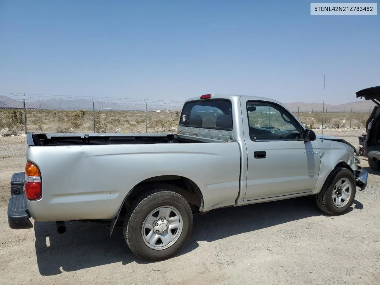 2001 Toyota Tacoma VIN: 5TENL42N21Z783482 Lot: 64933924