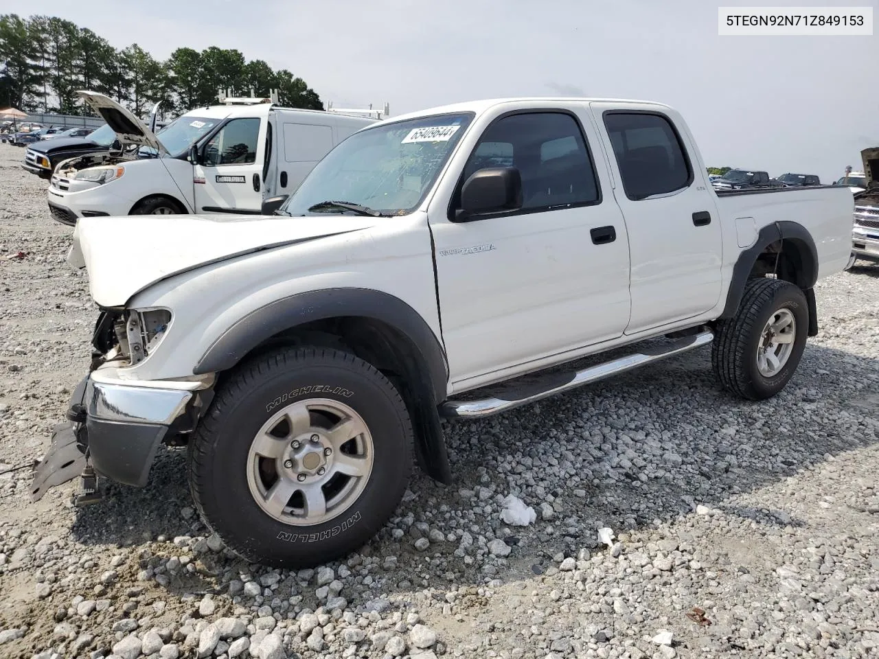 2001 Toyota Tacoma Double Cab Prerunner VIN: 5TEGN92N71Z849153 Lot: 65409644