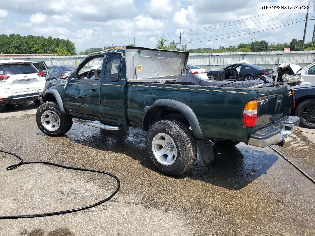 2001 Toyota Tacoma Xtracab Prerunner VIN: 5TESN92NX1Z746433 Lot: 65535054