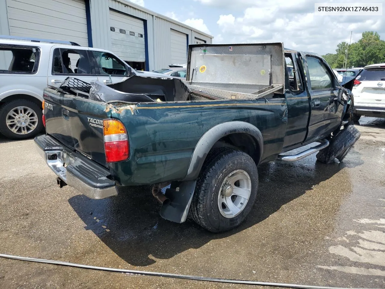 2001 Toyota Tacoma Xtracab Prerunner VIN: 5TESN92NX1Z746433 Lot: 65535054