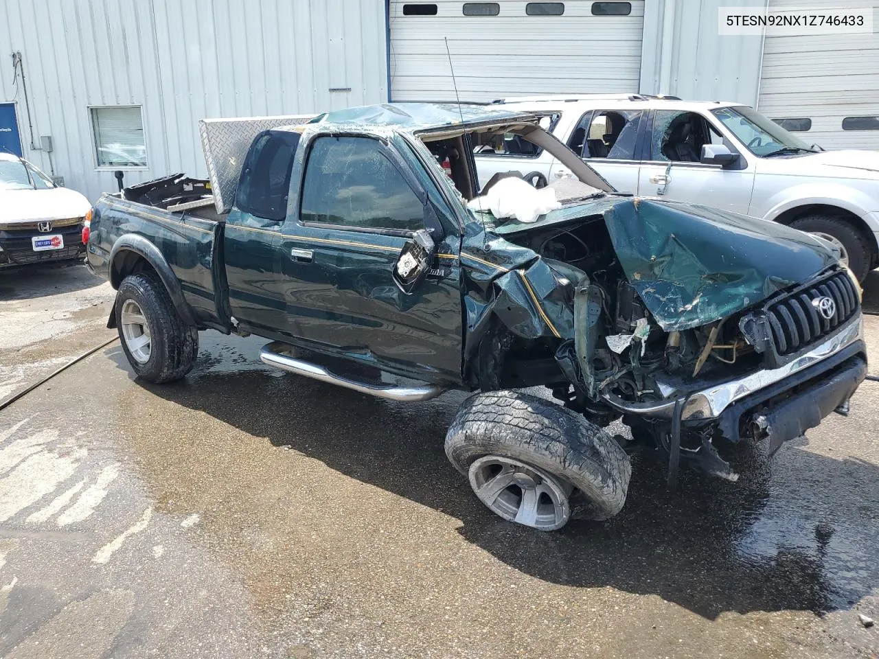 2001 Toyota Tacoma Xtracab Prerunner VIN: 5TESN92NX1Z746433 Lot: 65535054