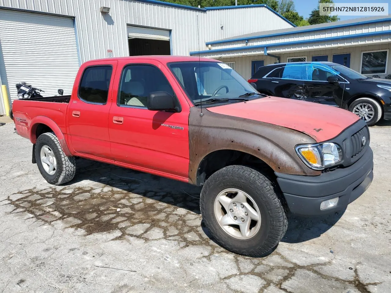 2001 Toyota Tacoma Double Cab VIN: 5TEHN72N81Z815926 Lot: 67412784