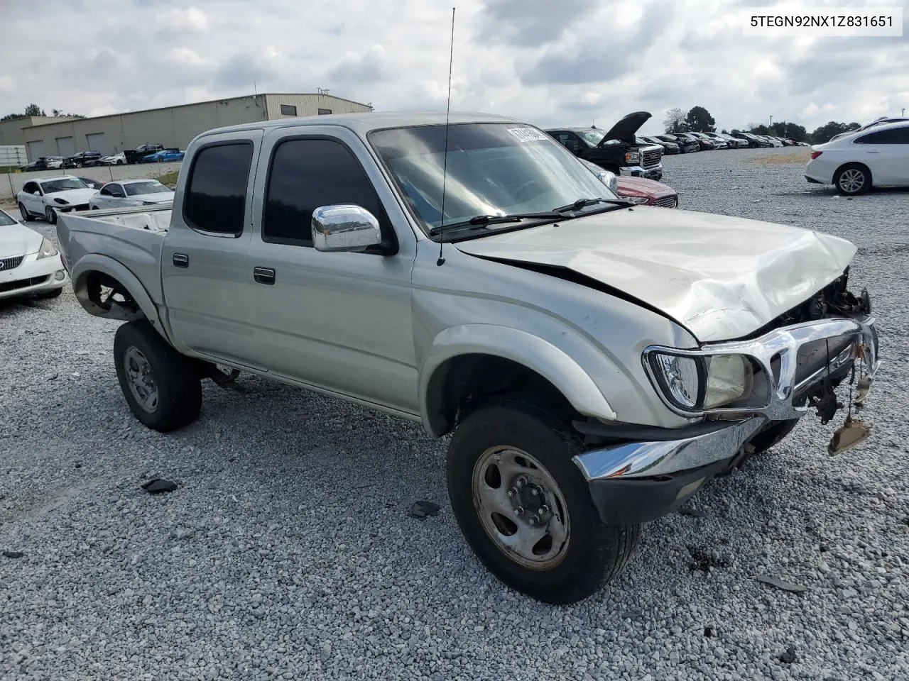 2001 Toyota Tacoma Double Cab Prerunner VIN: 5TEGN92NX1Z831651 Lot: 67441604