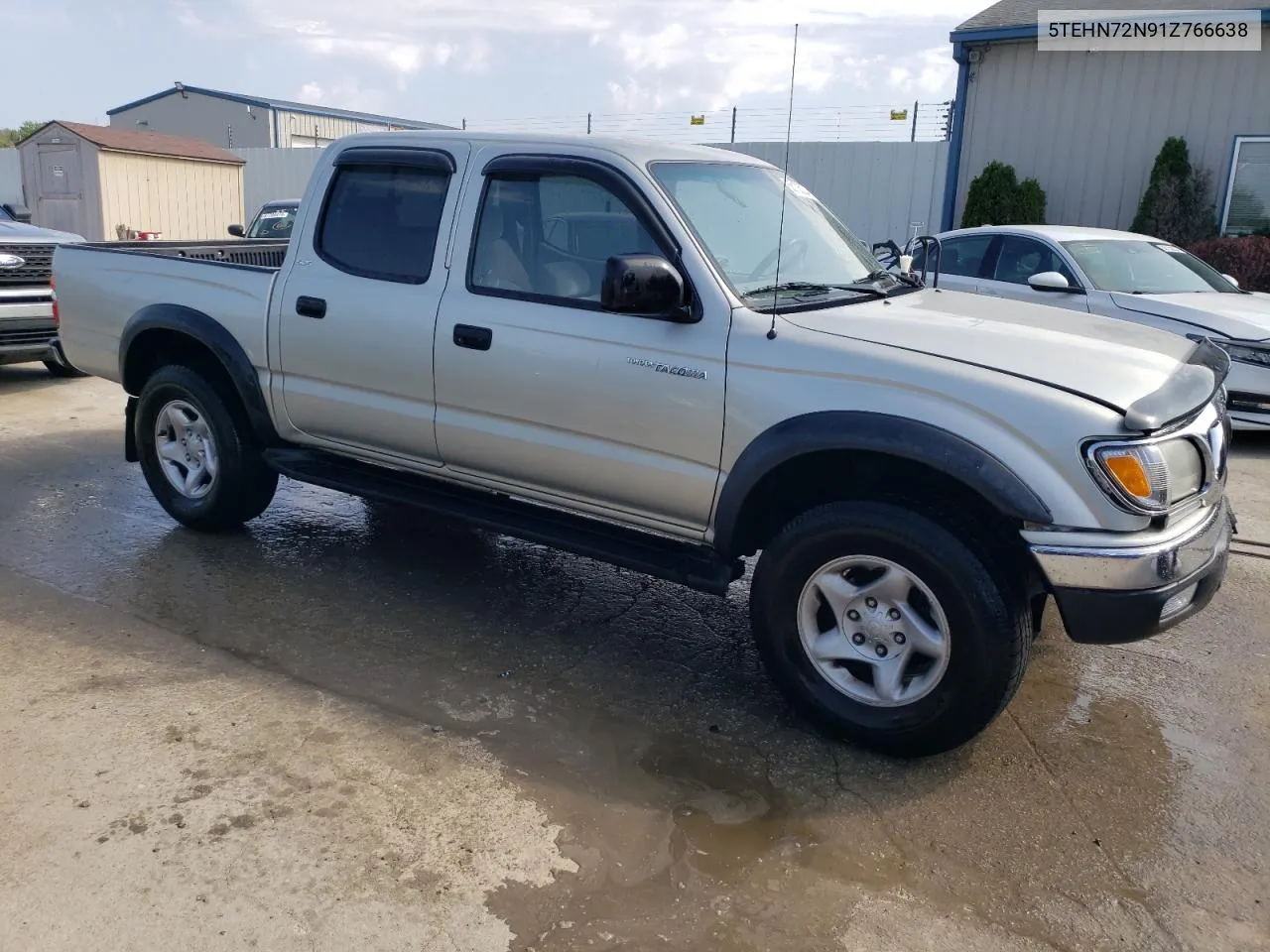 2001 Toyota Tacoma Double Cab VIN: 5TEHN72N91Z766638 Lot: 68106234