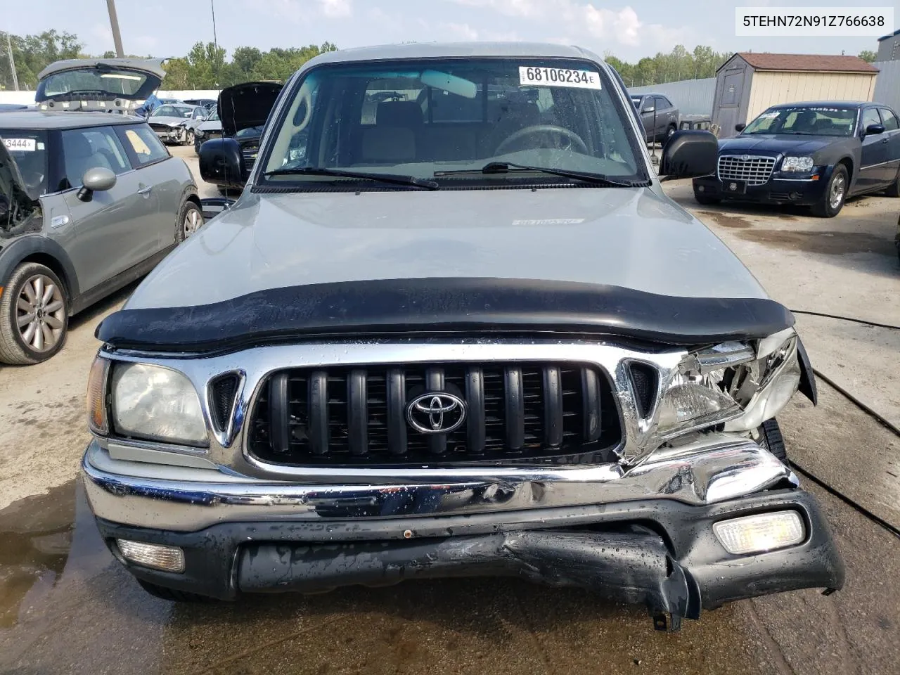 2001 Toyota Tacoma Double Cab VIN: 5TEHN72N91Z766638 Lot: 68106234