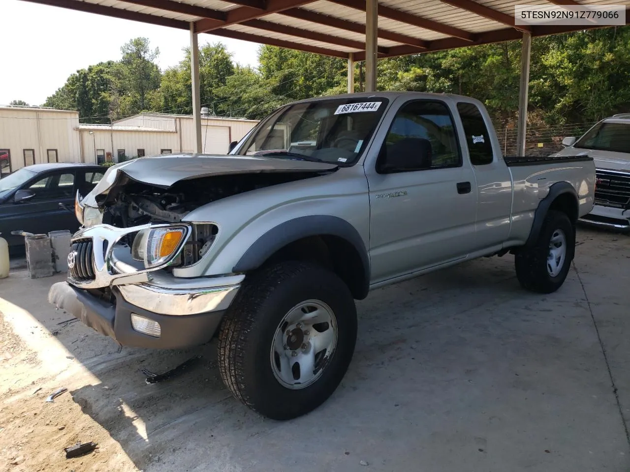 2001 Toyota Tacoma Xtracab Prerunner VIN: 5TESN92N91Z779066 Lot: 68167444