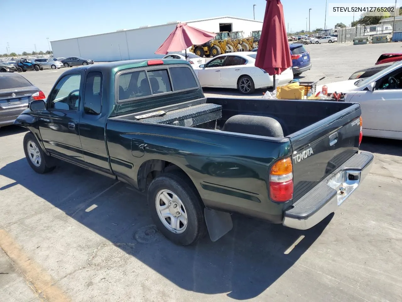 2001 Toyota Tacoma Xtracab VIN: 5TEVL52N41Z765202 Lot: 68480824