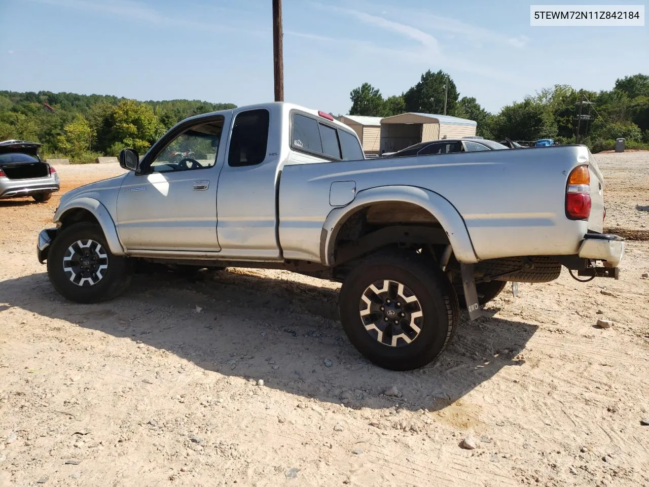 2001 Toyota Tacoma Xtracab VIN: 5TEWM72N11Z842184 Lot: 68538674