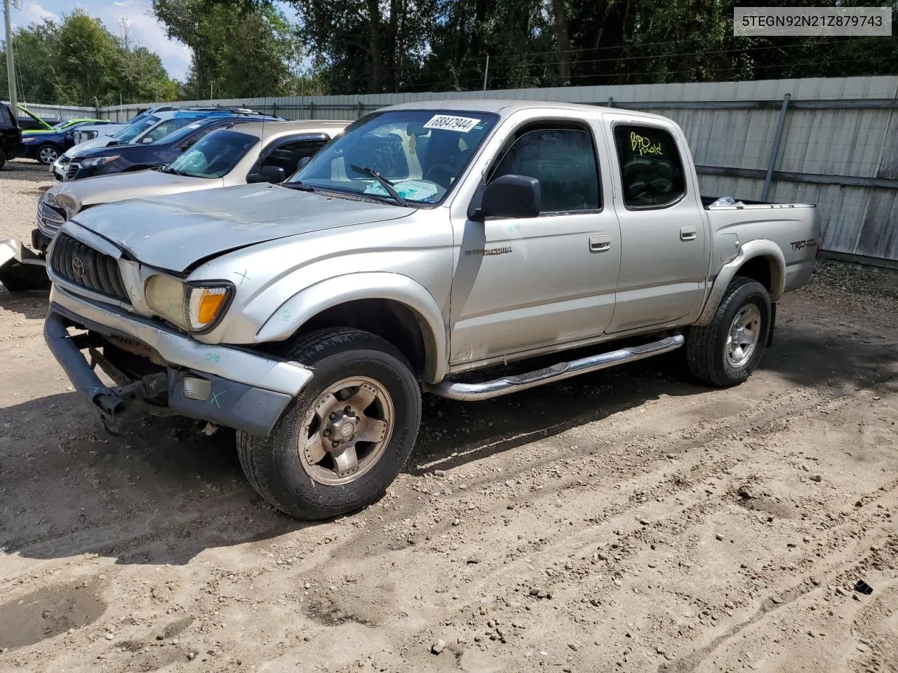 2001 Toyota Tacoma Double Cab Prerunner VIN: 5TEGN92N21Z879743 Lot: 68847944