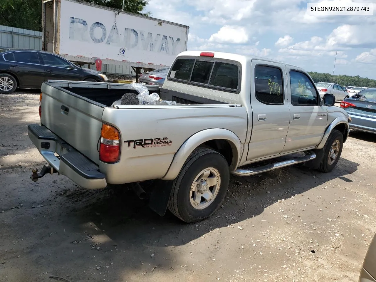 5TEGN92N21Z879743 2001 Toyota Tacoma Double Cab Prerunner